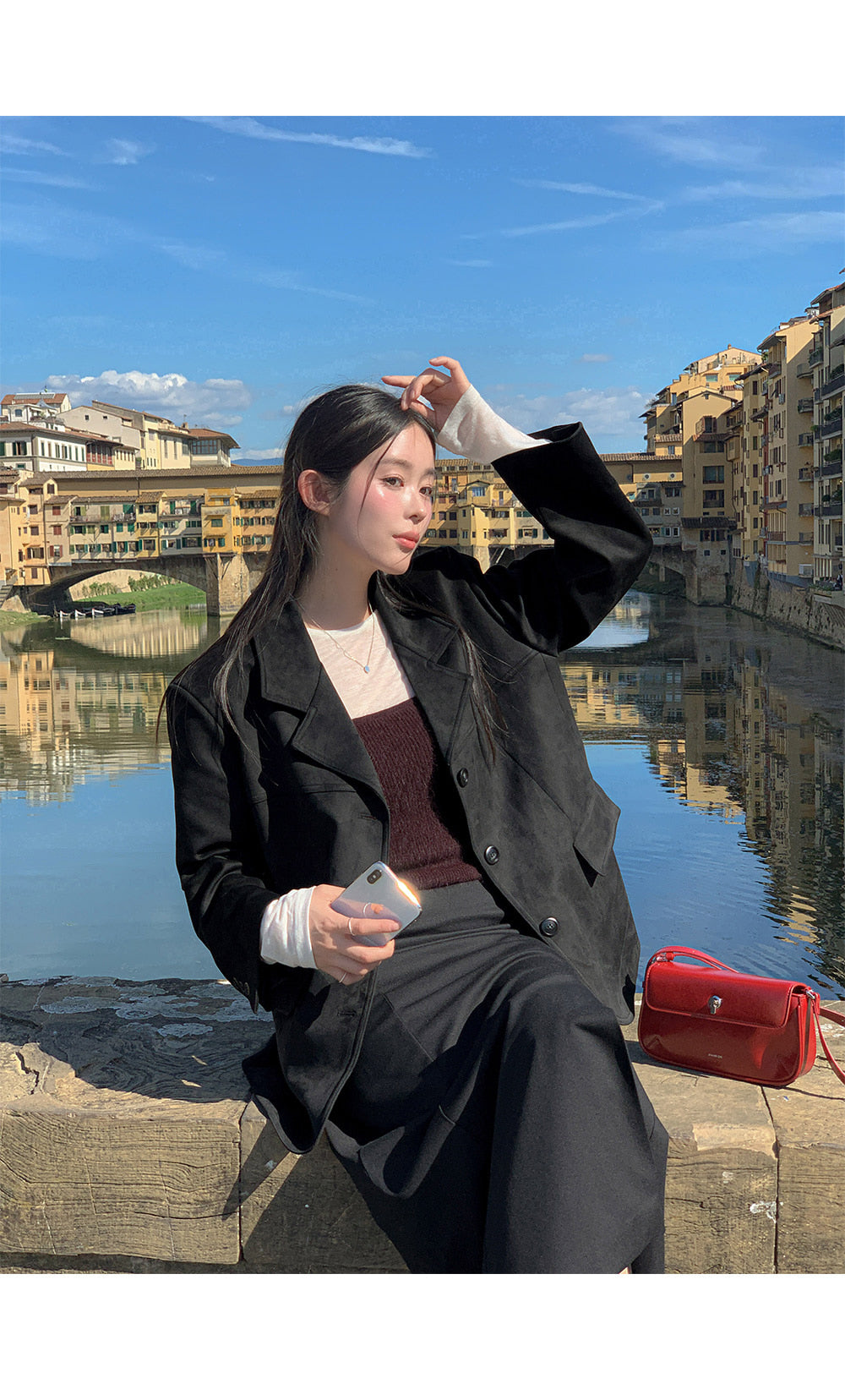 로코 데일리 스웨이드 오버핏 자켓