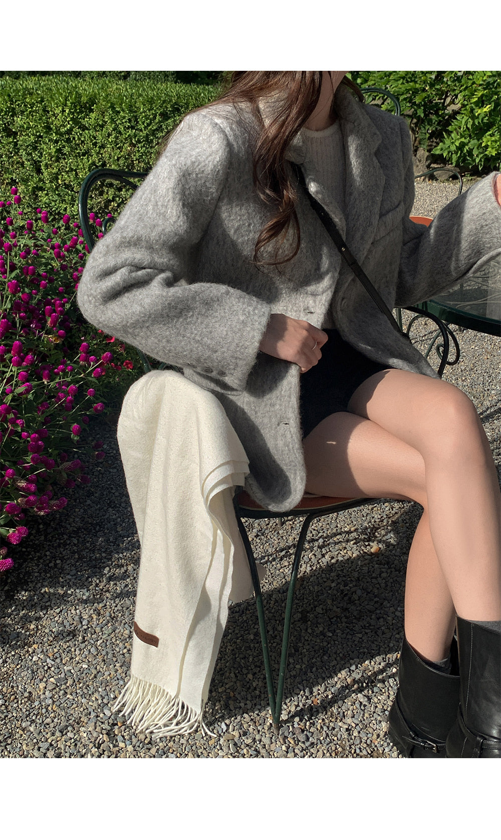 민티 데일리 울 싱글 오버핏 자켓