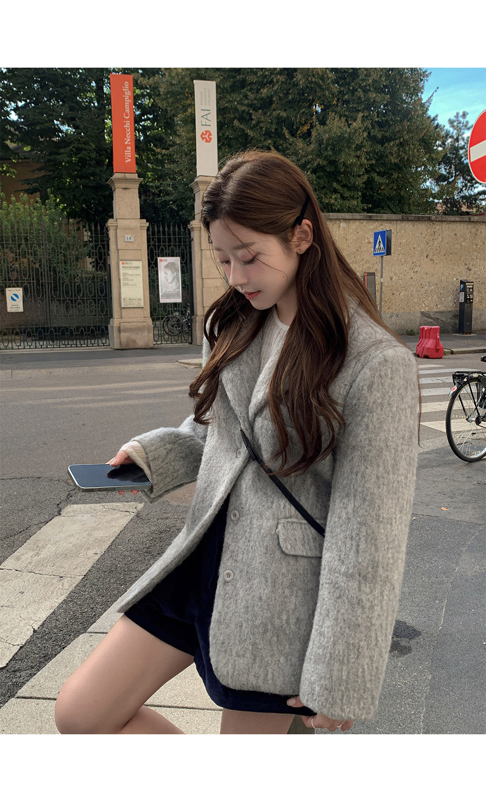 민티 데일리 울 싱글 오버핏 자켓