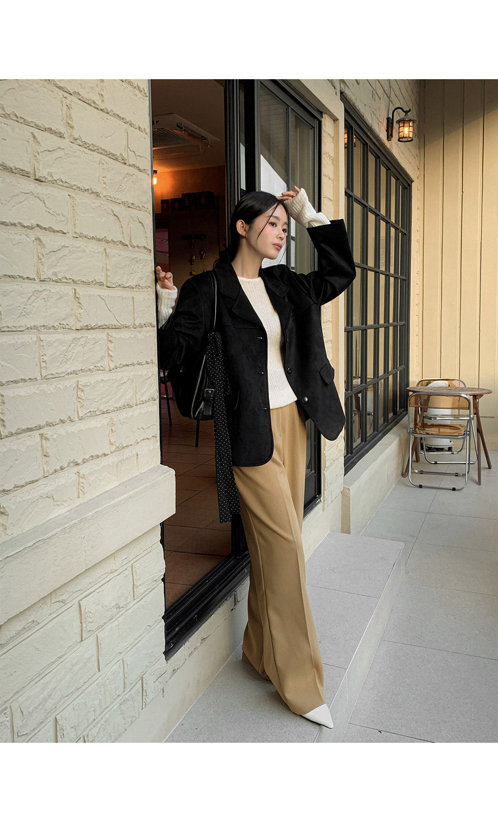 로코 데일리 스웨이드 오버핏 자켓