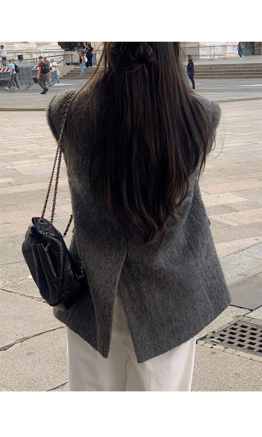 민티 데일리 울 싱글 오버핏 자켓