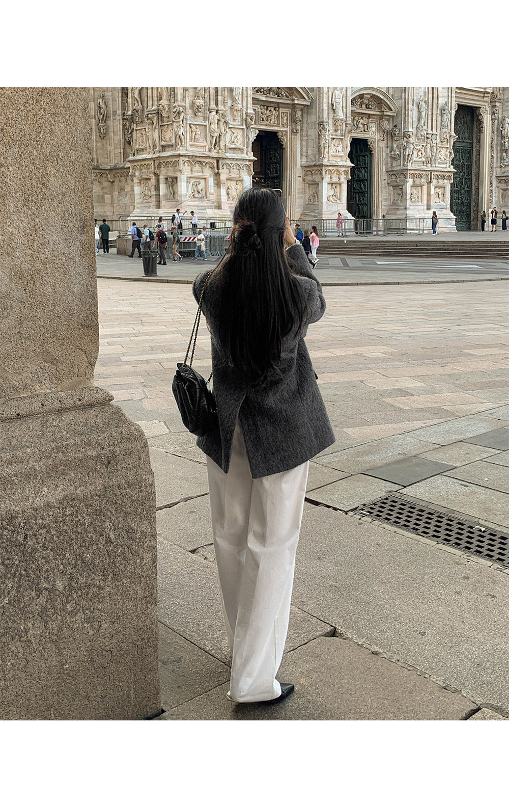 민티 데일리 울 싱글 오버핏 자켓